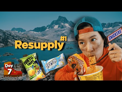 Resupply Day! Walking 211 Miles Alone Across California | John Muir Trail Solo Day 7