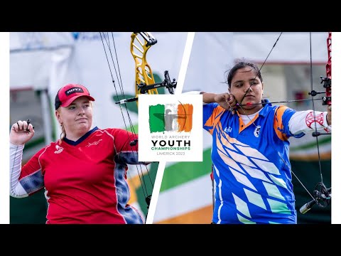 Hallie Boulton v Avneet Kaur – compound U21 women bronze | Limerick 2023 World Archery Youth Champs