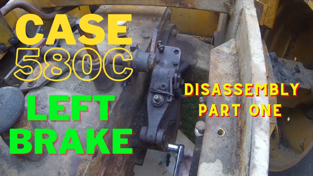 Watch video CASE 580C Left Side Brake Disassembly, Rusted Parts Kept Loader From Moving, Part 1 of 2 Part Video Now CASE 580C Left Side Brake Disassembly, Rusted Parts Kept Loader From Moving, Part 1 of 2 Part Video