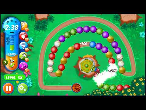 Marble Woka Woka Level 58 - NO BOOSTERS 🐢 | SKILLGAMING ✔️