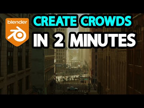 Blender Addon for Simulating Crowds | Horde