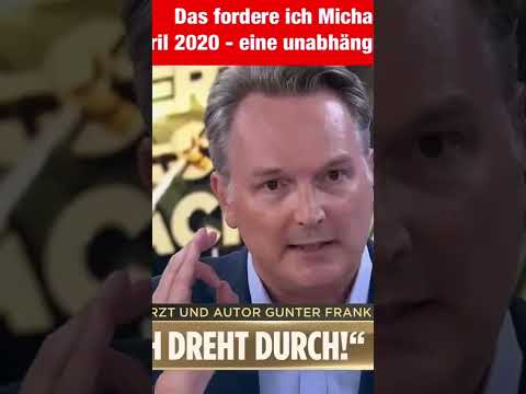 Dr. Gunter Frank redet Klartext zur Corona-Politik in Deutschland Teil 2: Interessenskonflikt #short