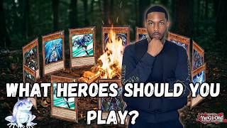 What Are The BEST Heroes to Play in Hero Frogs? | Yugioh Edison Format | Nerdside Chats