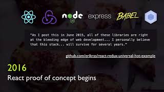 Download the video "CambridgeJS Meetup group: Migrating Waitrose com to React, Node & micro services"