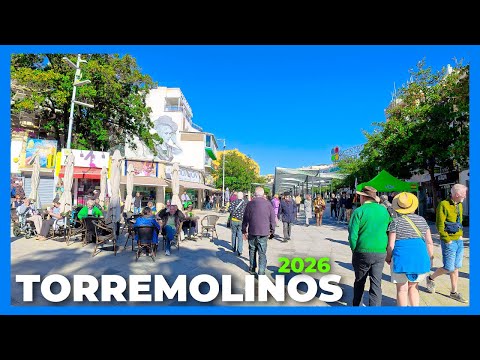 Torremolinos Spain 4K Walking Tour | Town Centre – Costa del Sol, Malaga