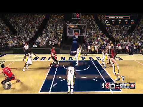 NBA 2K15 7'0 SF MyCareer Series Episode 2 Took Paul George's Ankles for My First Point