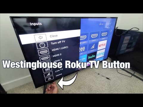 Westinghouse Roku TV: How to Use Button on TV (Change HDMI, Inputs, Turn On/Off, etc