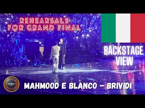 Mahmood e Blanco - Brividi (Italia) | Eurovision 2022 - Rehearsals Final (Live 14/5/22)