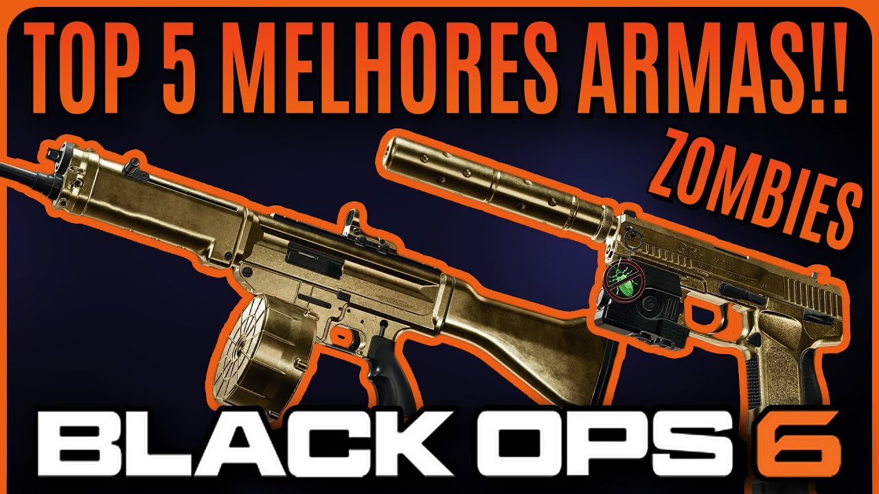 Top 5 MELHORES ARMAS para o ZOMBIES!! - Fáceis e MUITO FORTES!!
