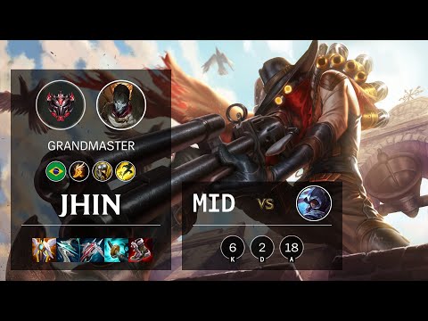 Jhin Mid vs Talon - BR Grandmaster Patch 11.6