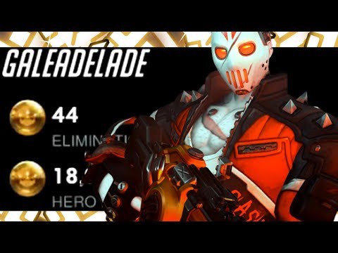44 ELIMS - GALE DOMINATING AS SOLDIER 76! [ OVERWATCH SEASON 20 TOP 500 ]