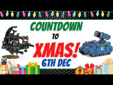 Annihilation Barge Vs  Space Marine Whirlwind - Countdown to Xmas - 6th Dec - Warhammer 40k - 9th Ed