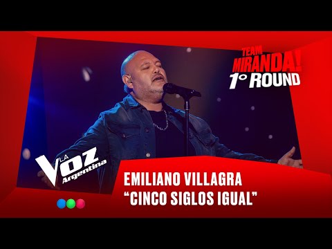 Emiliano Villagra - "Cinco siglos igual" - Team Miranda! - 1° Round - La Voz Argentina 2025