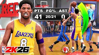 PRIME KOBE BRYANT BUILD is UNSTOPPABLE in RANDOM REC on NBA 2K26
