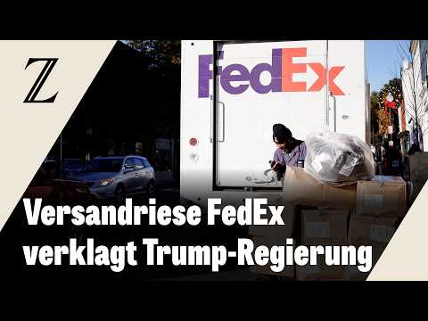 Video Thumbnail: FedEx verklagt US-Regierung auf Rückerstattung von Zöllen