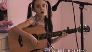 Talented Kid Singer - 8yrs old &quot;Teardrops on my Guitar&quot;