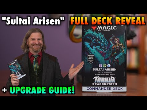 "Sultai Arisen" Full Deck Reveal and Upgrade Guide | Tarkir: Dragonstorm | Magic TheGathering!