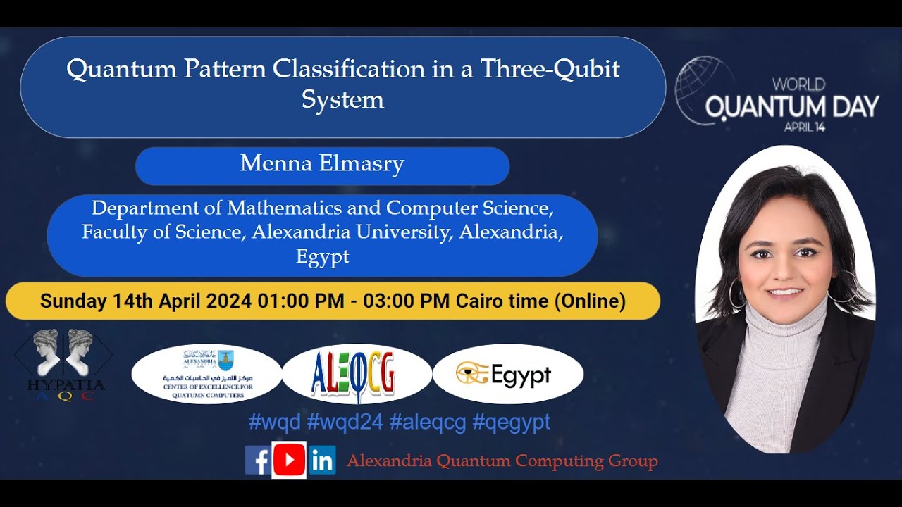 Quantum Pattern Classification in a Three-Qubit System #WQD