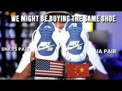 I Compared UA Jordan 4 SB Navys to My Retail Pair… You Might Be Buying the Same Shoe 👀"