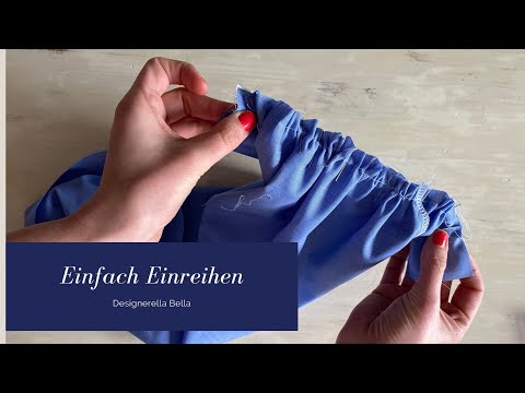 Gathering EASY for beginners | Sewing ruffle instructions | Rowing