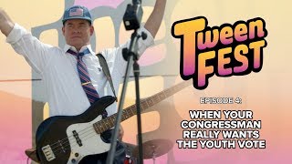 When u a Congressman and things get awkward AF at the outdoor festival (crying laugh emoji)