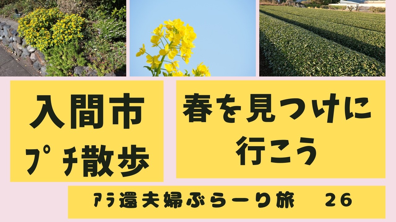 入間市プチ散歩　春を見つけに行こう