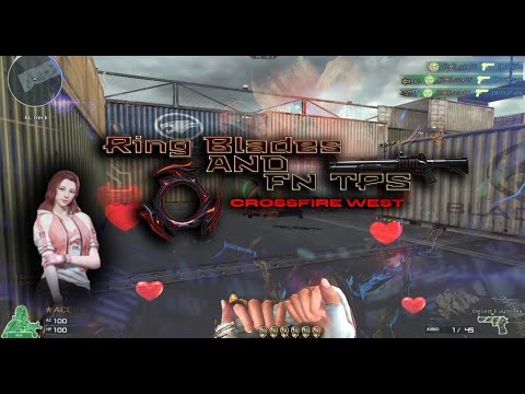 Crossfire West -  New weapons Ring Blades and FN TPS bots game  played