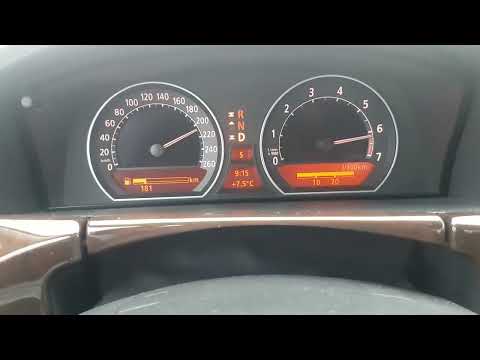 BMW 750i 2005 e65 e66 acceleration, summer tyres 60-250 km/h, 5th gear. Sport mode.