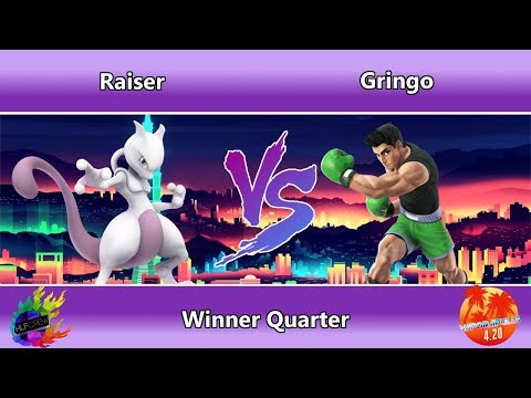 Vaporapulia 4.20 Bari - Raiser (Mewtwo) vs Gringo (Little Mac) Winner Quarter