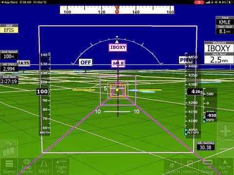 iFly GPS glitch in EFIS mode. the view jumps intermittently