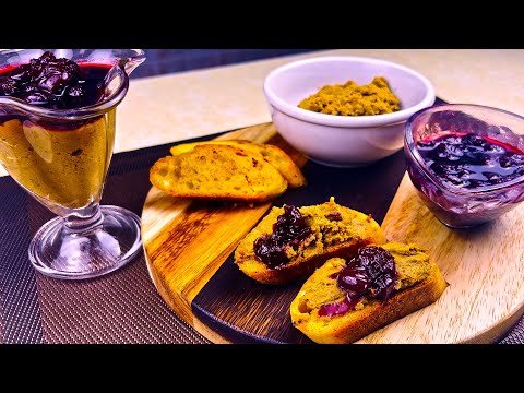 How to make Chicken Liver Pate with Homemade Cherry Jam | Fast and Classic Pate Recipe!