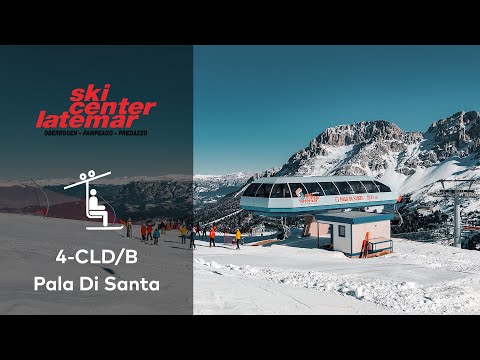 4-CLD/B Pala di Santa | Pampeago | SkiCenter Latemar | GoPro Timelapse 4K with GPS Data