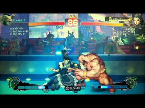 SSF4 AE:2012 yama0000 (Zangief) vs tiaflatte (Rose)