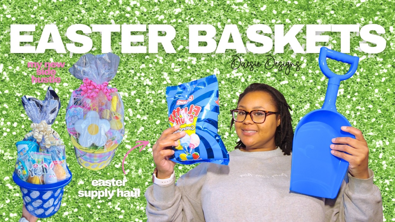 how I source & build curated Easter Baskets (Small Business BTS) 🐣🌷