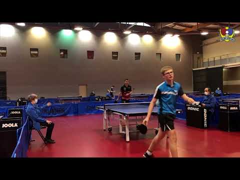 Félix Lebrun VS Antoine Hachard | Indivs 3e tour (2021-2022) Tennis de table 🏓