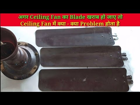 How to Repair Ceiling Fan Blades