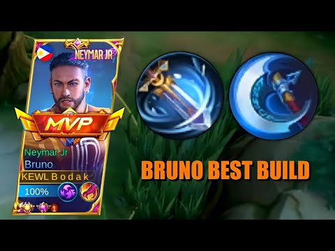 BRUNO BEST BUILD AND EMBLEM - MLBB