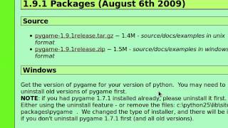 Python [pygame] 00 Installing pygame