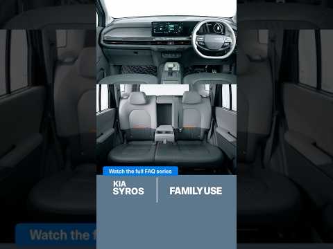 How good a family car is it? | Kia Syros 2025 FAQ #07