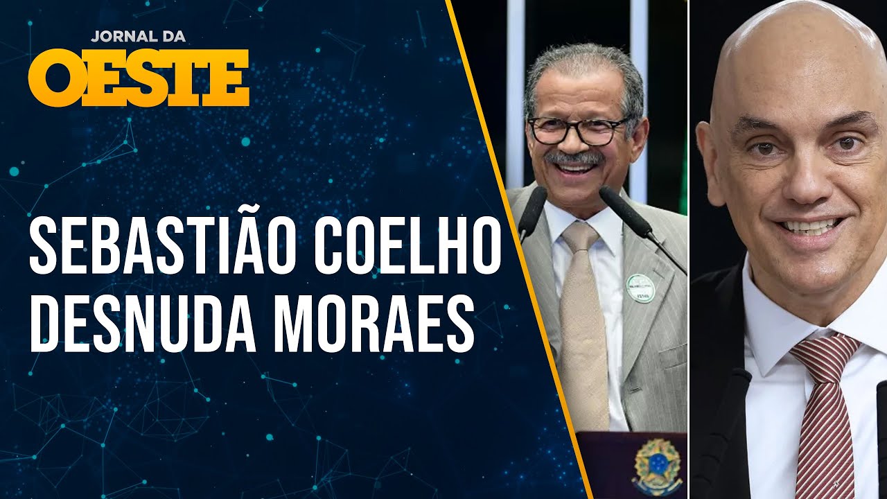 Sebastião Coelho detona arbitrariedade de Moraes contra Eduardo Bolsonaro: 'Cara de pau'