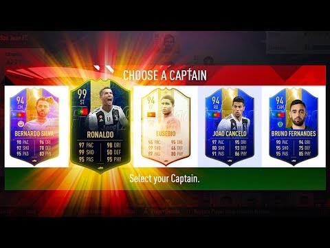 AMAZING DRAFT! HIGHEST RATED PORTUGAL FUT DRAFT CHALLENGE! - FIFA 19 Ultimate Team