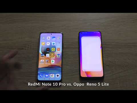 Xiaomi Redmi Note 10 Pro vs Oppo Reno5 Lite: Comparison - speed test and camera comparison