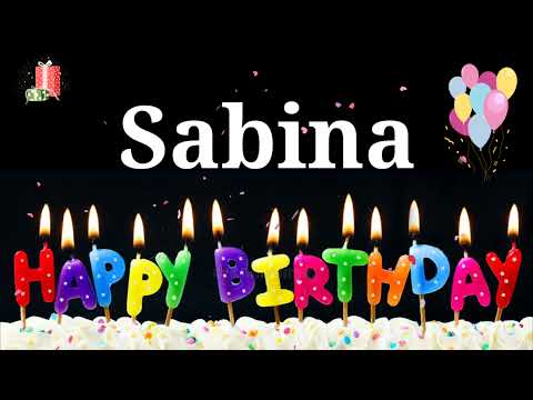 HAPPY BIRTHDAY SABINA || Happy Birthday Sabina Whatsapp Status || Happy Birthday Sabina Ji