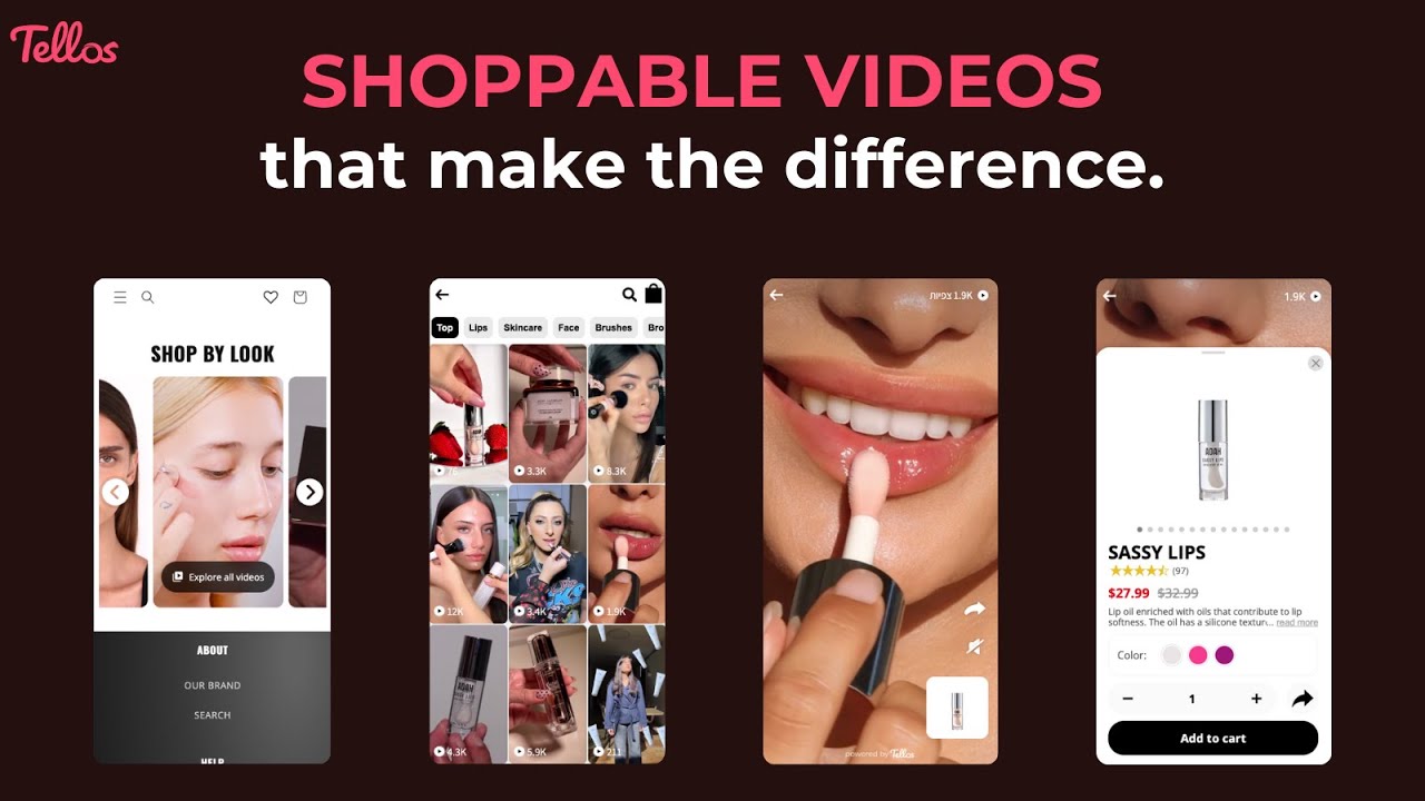 Tellos AI Shoppable Videos UGC Demo