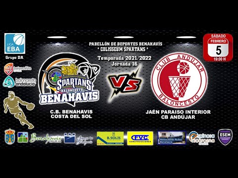 LIGA EBA DA T21_22 J16 CB BENAHAVIS COSTA DEL SOL VS JAEN PARAISO INTERIOR CB ANDUJAR