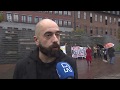 Demonstratie tegen Turkse invasie in Noord-Syrië verloopt rustig