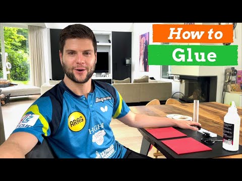 How to glue your table tennis racket l Dimitrij Ovtcharov