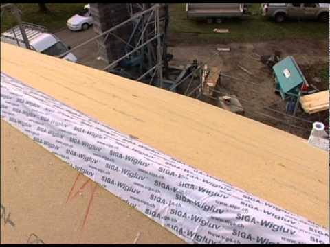 SIGA Wigluv 100 & 150 and Dockskin - Sealing woodfibre boards windtightly