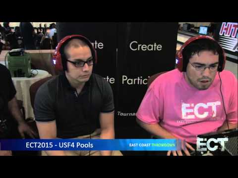 Ultra Street Fighter IV @ ECT 2015 - Pool Play (Part 1) [720p/60fps]