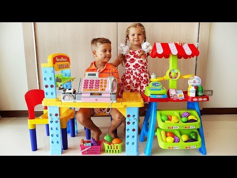 Diana and Roma Pretend Play SuperMarket